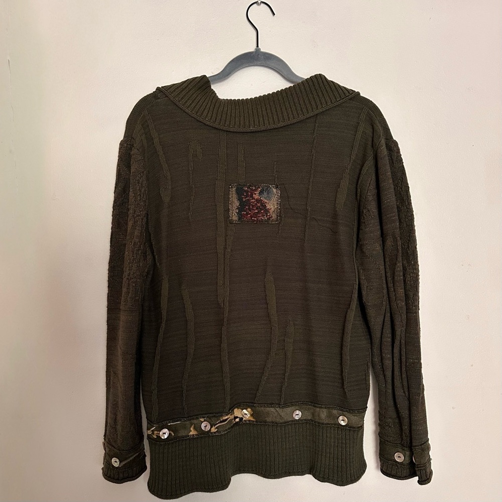 Jessica Knits Patchwork Cardigan - Picture 3 of 5